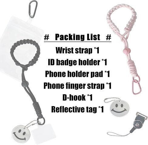 Universal Phone Lanyard Handmade -keychain wristlet ، حزام معصم الهاتف المحمول القابل للتعديل المضاد للسرقة ، حبل معصم لطيف للمفاتيح مفتاحية الحبل. in Saudi Arabia