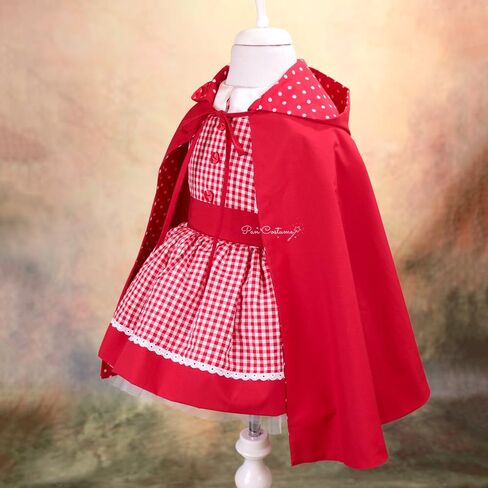Red Riding Hood Costume, Little Red Riding Hood Outfit and Cape for Toddler (9 months US) in Saudi Arabia