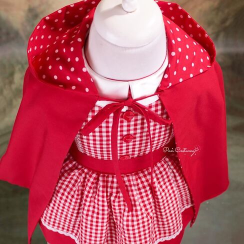 Red Riding Hood Costume, Little Red Riding Hood Outfit and Cape for Toddler (9 months US) in Saudi Arabia