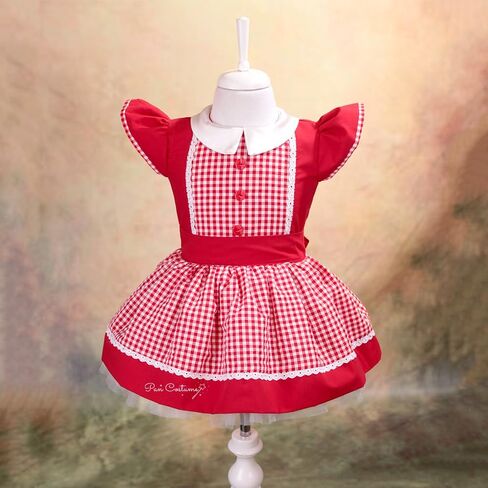 Red Riding Hood Costume, Little Red Riding Hood Outfit and Cape for Toddler (9 months US) in Saudi Arabia