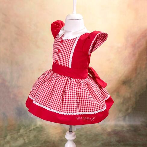 Red Riding Hood Costume, Little Red Riding Hood Outfit and Cape for Toddler (9 months US) in Saudi Arabia