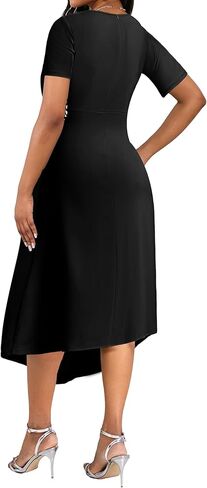 CuteCherry Women's Sexy Long Maxi Dresses Tropical Bodycon V Neck Floor Length Party Mermaid Dress in Kuwait