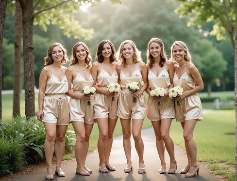 Custom Silky Camisole tank top & shorts Matching Bride Pajamas Bridesmaid Pajamas Personalized,Matte Satin Pajamas,Wedding Party Gifts,Personalized pajamas For Women,Bridal Party Getting Ready pajamas(style2) in Saudi Arabia