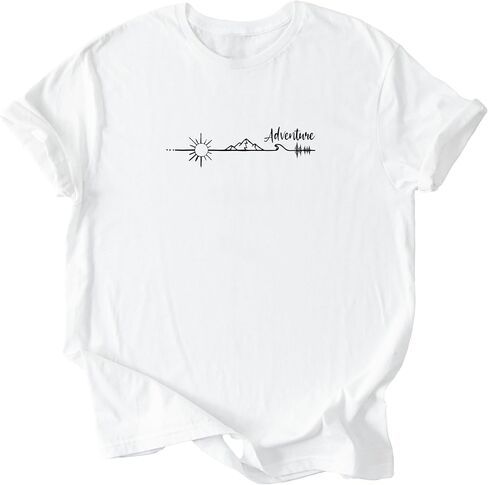 قميص العائلة Thirt Camping Mountain Hiker Nature Lover Camping هدية قميص عطلة للجنسين قمم القطن Tees الرجال كل يوم يرتدون قميص هدية مصنوعة يدويًا مخصصًا (أخضر عسكري ، صغير) in Saudi Arabia