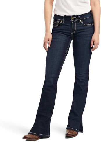 Ariat Female R.E.A.L. Perfect Rise Arrow Danna Boot Cut Jean Nashville 31 in Saudi Arabia