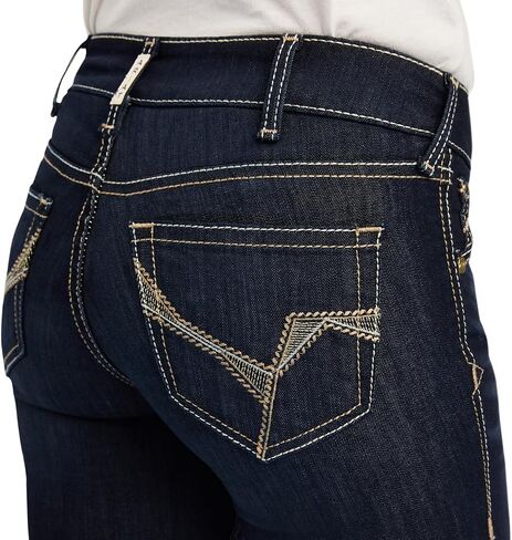 Ariat Female R.E.A.L. Perfect Rise Arrow Danna Boot Cut Jean Nashville 31 in Saudi Arabia