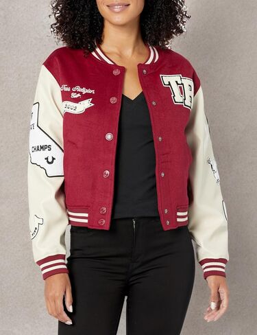 True Religion Women's True Varsity Jacket in Kuwait