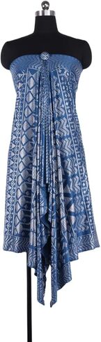 Gorgeous 1920s Vintage Style Faux Assuit Foil print Milk Fiber woman elastic Scarf Shawl Bandana (Blue Argent) in Saudi Arabia