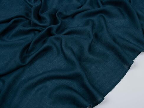 Handmade Solid Pashmina Shawl, Pure Pashmina Wrap, Cashmere Solid Pashmina Stole, Authentic Handmade Pashmina Scarf, Nile Blue Pashmina Shawl Wrap (70x200 cm) in Saudi Arabia