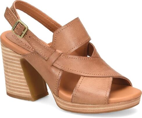 KORK-EASE Halley Women's Leather Heeled Sandals in Kuwait