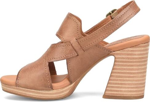 KORK-EASE Halley Women's Leather Heeled Sandals in Kuwait