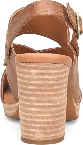 KORK-EASE Halley Women's Leather Heeled Sandals in Kuwait