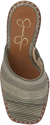 Jessica Simpson Womens Lendrila Leather Slip-On Heels in Saudi Arabia