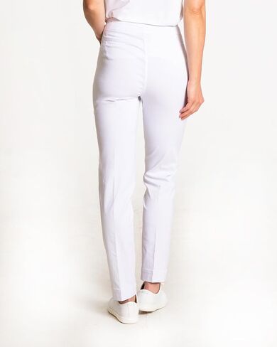 SLIM-SATION Womens Golf Apparel - Women's Regular Pull-On Straight-Leg Pant with Pockets (Stone,12) in Kuwait