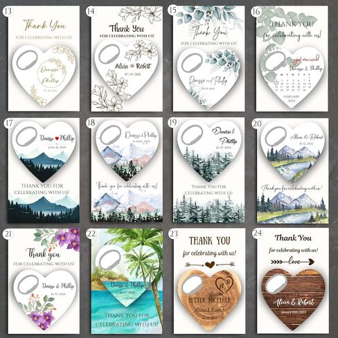 Wedding Bottle Opener Favors for Guests in Bulk, Hearts Shape Bottle Opener, Personalized Party Favors in Bulk, Wedding Favor Guests. 20 to 300 pcs. Custom Fridge Bottle Opener in Saudi Arabia