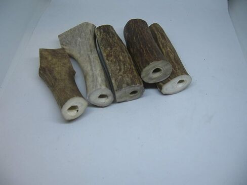Antler pen blank with 3/8th inch hole drilled set of five blanks in Saudi Arabia