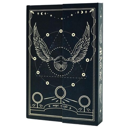 Magnetic Closure Notebooks Journal for Travelers, Students,Hard Cover Writing Diary Notebooks Planner with Premium Thick Paper,Lined Ruled Notebook for Office School,196 Pages,4.33"×6.6"(Magical) in Kuwait