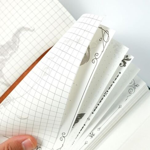 Magnetic Closure Notebooks Journal for Travelers, Students,Hard Cover Writing Diary Notebooks Planner with Premium Thick Paper,Lined Ruled Notebook for Office School,196 Pages,4.33"×6.6"(Magical) in Kuwait