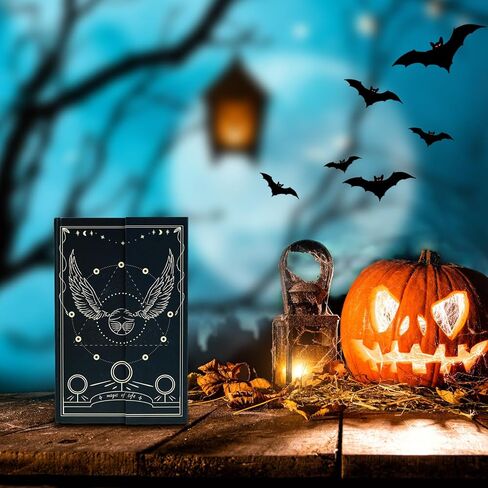 Magnetic Closure Notebooks Journal for Travelers, Students,Hard Cover Writing Diary Notebooks Planner with Premium Thick Paper,Lined Ruled Notebook for Office School,196 Pages,4.33"×6.6"(Magical) in Kuwait