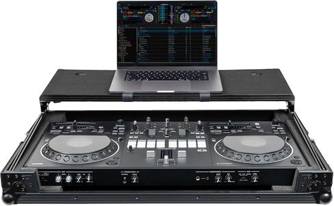 Headliner Flight Case Compatible with Pioneer DJ DDJ-REV5 Controller with Laptop Platform - Custom Fit DJ Controller Case, Rugged Design, Stackable Ball Corners - Ideal for DJs On the Road in Saudi Arabia