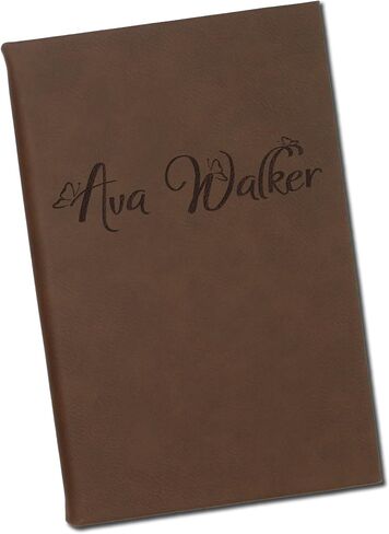 My Personal Memories Custom Engraved Thoughts Journal Notebook for Women, Men, Writers, Teachers, Students, Girls, Boys - Personalized and Monogrammed (Brown) in Saudi Arabia
