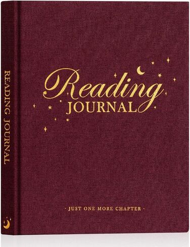 Lanpn Reading Journal Journal Journal for Book Lovers Readers ، 9.3 "X 7.7" Book Tracker Journal ، Linen Grassover Reading Log Book مع 52 مراجعات للكتاب ، 158 صفحة قراءة دفتر كتب Bookish (Green) in Saudi Arabia