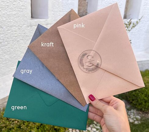 Set of Acrylic Wedding Invitations with Vellum Jacket - Gold Foil Wedding Invitation - Flower Twined Clear Invitations with Envelopes & Stickers in Saudi Arabia