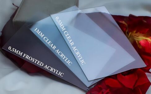 Set of Acrylic Wedding Invitations with Vellum Jacket - Gold Foil Wedding Invitation - Flower Twined Clear Invitations with Envelopes & Stickers in Saudi Arabia