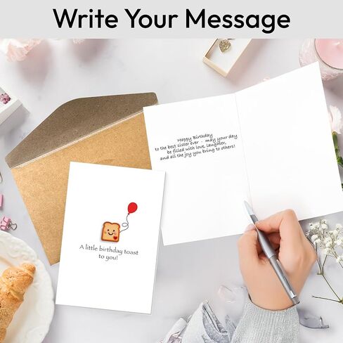 Funny Birthday Card for Teen Girls Boys, A Little Toast On Your Birthday Pun, 13th 14th 15th 16th 17th 18th Bday Cards for BFFs Friends, Trending Gifts for Teen Girls, Hilarious Bday Gifts for Her in Saudi Arabia