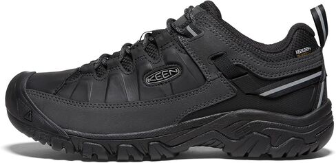 KEEN Men's Targhee 3 Low Height Waterproof Hiking Shoes, Triple Black, 11.5 in Saudi Arabia