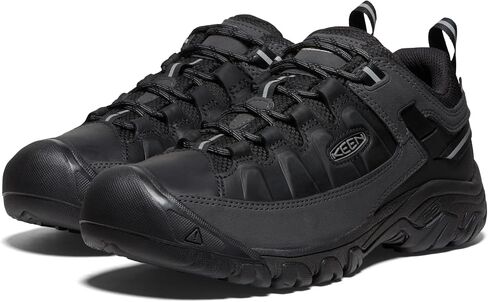 KEEN Men's Targhee 3 Low Height Waterproof Hiking Shoes, Triple Black, 11.5 in Saudi Arabia