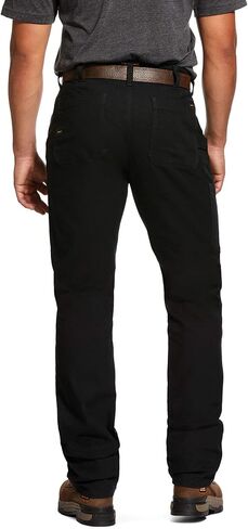 ARIAT Men's Rebar M4 Relaxed Durastretch Made Tough Double Front Stackable Straight Leg Pant in Saudi Arabia