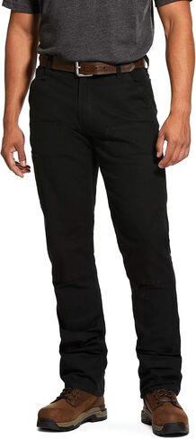 ARIAT Men's Rebar M4 Relaxed Durastretch Made Tough Double Front Stackable Straight Leg Pant in Saudi Arabia
