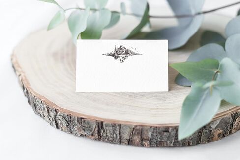 بطاقات Mountain Landscape Place ، حزمة من 100 ، بطاقات جلوس الزفاف ، بطاقات مرافقة ، 2.5 × 3 بوصات ، مسجلة وجاهزة للاستخدام in Saudi Arabia