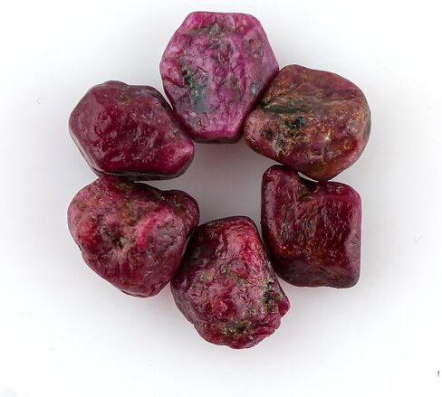 Natural Wholesale Raw Mix Gemstones Pack, Ruby, Emerald, Blue Sapphire Rough Stones, DIY Jewelry Making, Precious Stones, Loose Supply, Healing Crystals, Gem Collection in Saudi Arabia