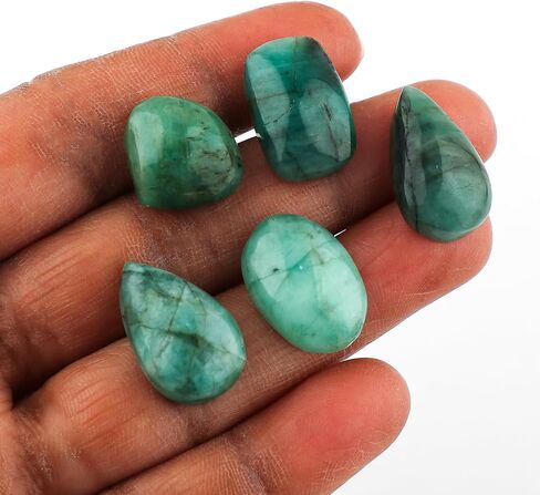 CRYSTALIS Rainbow Moonstone (10pcs) (8-12mm) Natural Loose Gemstone Wholesale Bulk Cabochons Jewelry Making Supply, Chakra Healing Polished Stones, Wire Wrapping, DIY, Gem Collection in Saudi Arabia