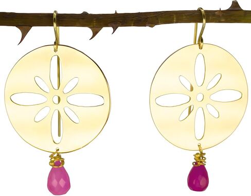925 Silver Hoop أقراط هدية للنساء البولندية النهائية الانتهاء من التفاصيل الزهرة الزهرة الطويل إسقاط أنيقة بوهيمية الأنيقة المجوهرات الأنيقة in Saudi Arabia