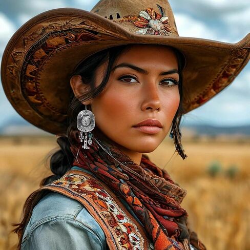 Cowgirl Earrings for Women Western, Silver Rhinestone Dangle Tassel Earrings as Rodeo Country Concert Outfits for Women, Sparkly Western Jewelry Cowboy Chic Hats as Disco Party Decorations in Kuwait