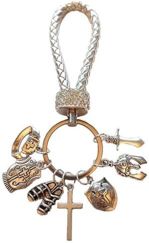 Women's Handmade Christian Armor of God Keychain in Saudi Arabia