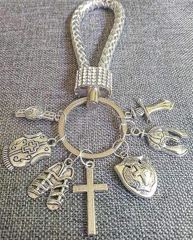Women's Handmade Christian Armor of God Keychain in Saudi Arabia