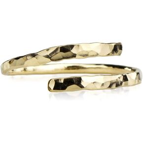 Hammered Bypass Ring Adjustable 14K Gold Fill Band for your Midi Knuckle Thumb Toe in Saudi Arabia