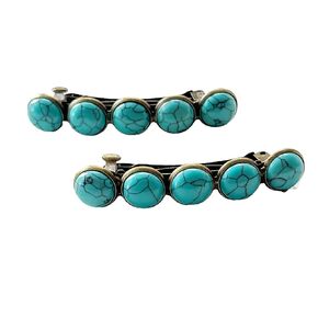 Boho Turquoise Barrettes, Western Hair Pin, Cowgirl Hair Pin, Decorative Bobby Pin, Womens Hair Accessories, Southwestern Hair Pin, Cute Clip
