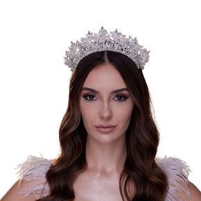 Sparkling Crystal Bead Rhinestone Tiara