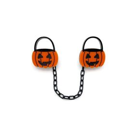 Pumpkin Bucket Sweater Clip, Halloween Jack O Lantern Trick or Treat Candy Bucket Cardigan Clips