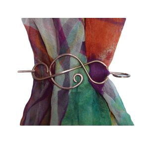 Celtic Shawl Pin Copper Scarf Pin Sweater Brooch scarf brooch Metal Scarf Pin Metal Shawl Pin fashion accessories handmade jewelry