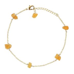 Natural Raw Blue Aquamarine Dainty Anklets, Rough Crystals Stone, Ankle Bracelet, Handmade Hanging Jewelry, 14K Gold Plated, Adjustable Chain, Gift for Women, 9+1.50inch