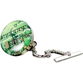 Recycled Circuit Board Tie Tack in Kuwait