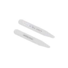 Father of the Bride Groom Collar Stays, Silver Personalized Stiffener Stay, Hand Stamped Shirt Accessory