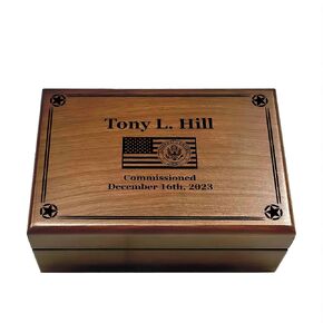 Personalized US Military Keepsake Box // Army Retirement Memory Box // Army Commissioning Gift // Military Gift // Army Veteran Gift