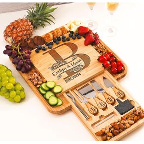 مجموعة الهدايا المخصصة لشركة charcuterie ، لوحة جبن كبيرة مخصصة ، لوحة charcuterie لحفل الزفاف ، الذكرى ، عيد ميلاد ، منزل ، المشاركة ، الحفلات ، هدايا منزلية جديدة ، يوم الآباء ، عيد الميلاد